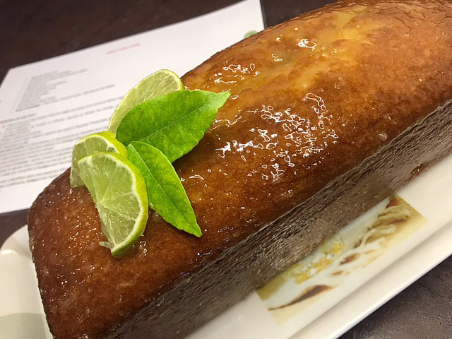 cake moelleux, et gourmand au citron vert