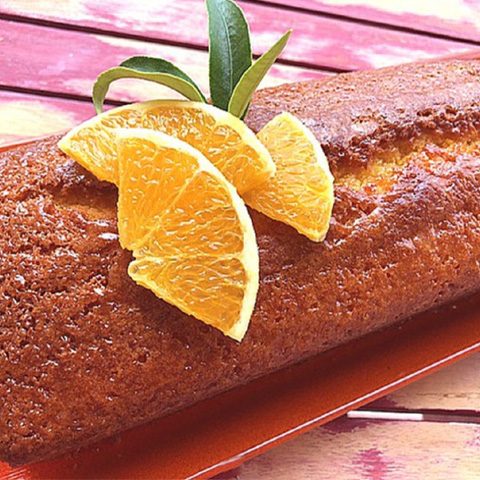 Cake à l'orange, gâteau de voyage, au cointreau et grand marnier, fait à Hyères