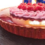 Opéra fruits rouges fromage blanc hibiscus