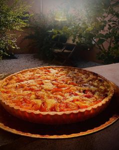 Tarte aux mirabelles de Lorraine, garniture aux œufs et crème d'amande