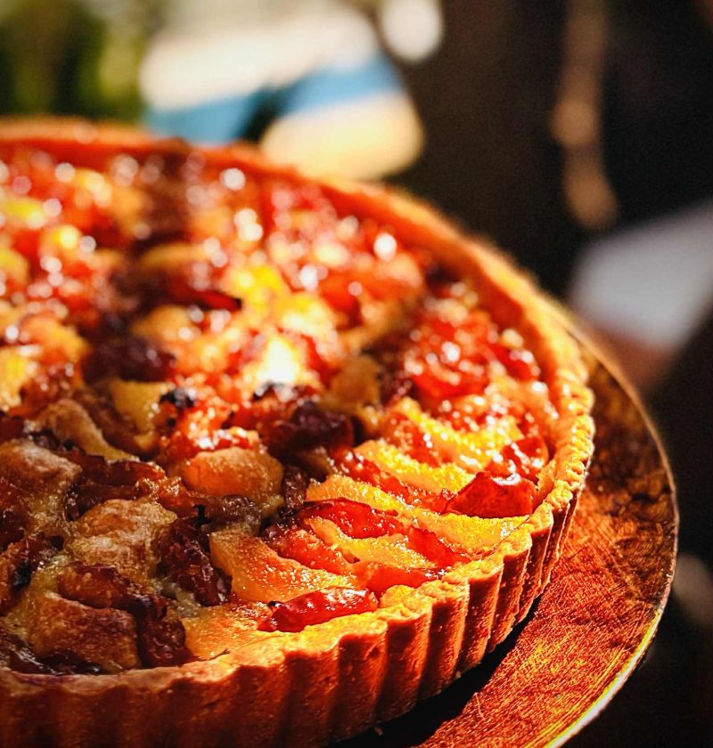 tarte aux mirabelles de Lorraine avec migaine aux amandes