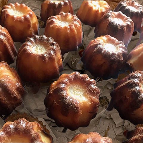 Des canelés bordelais au rhum, un gâteaux moelleux et doux pour ravir les papilles
