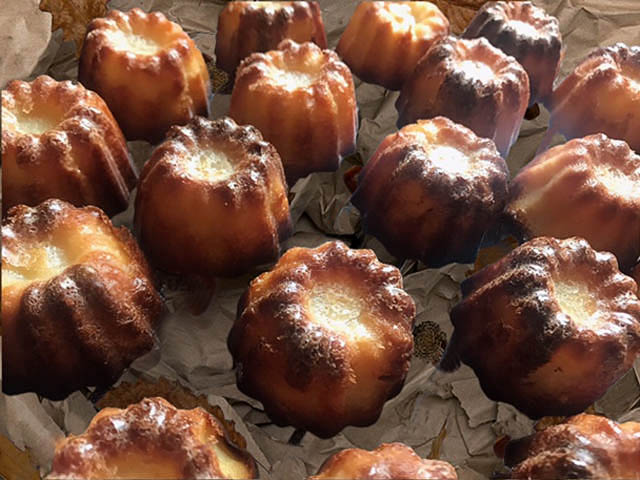 Des canelés bordelais au rhum, un gâteaux moelleux et doux pour ravir les papilles
