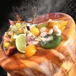 Bavarois à la poire et au miel de fleurs