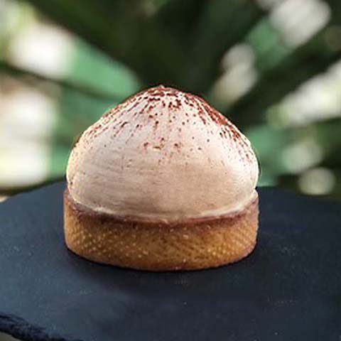 Un tiramisu hors du commun: tartelettes tiramisu au café, biscuit cuillère maison et ganache au chocolat blanc