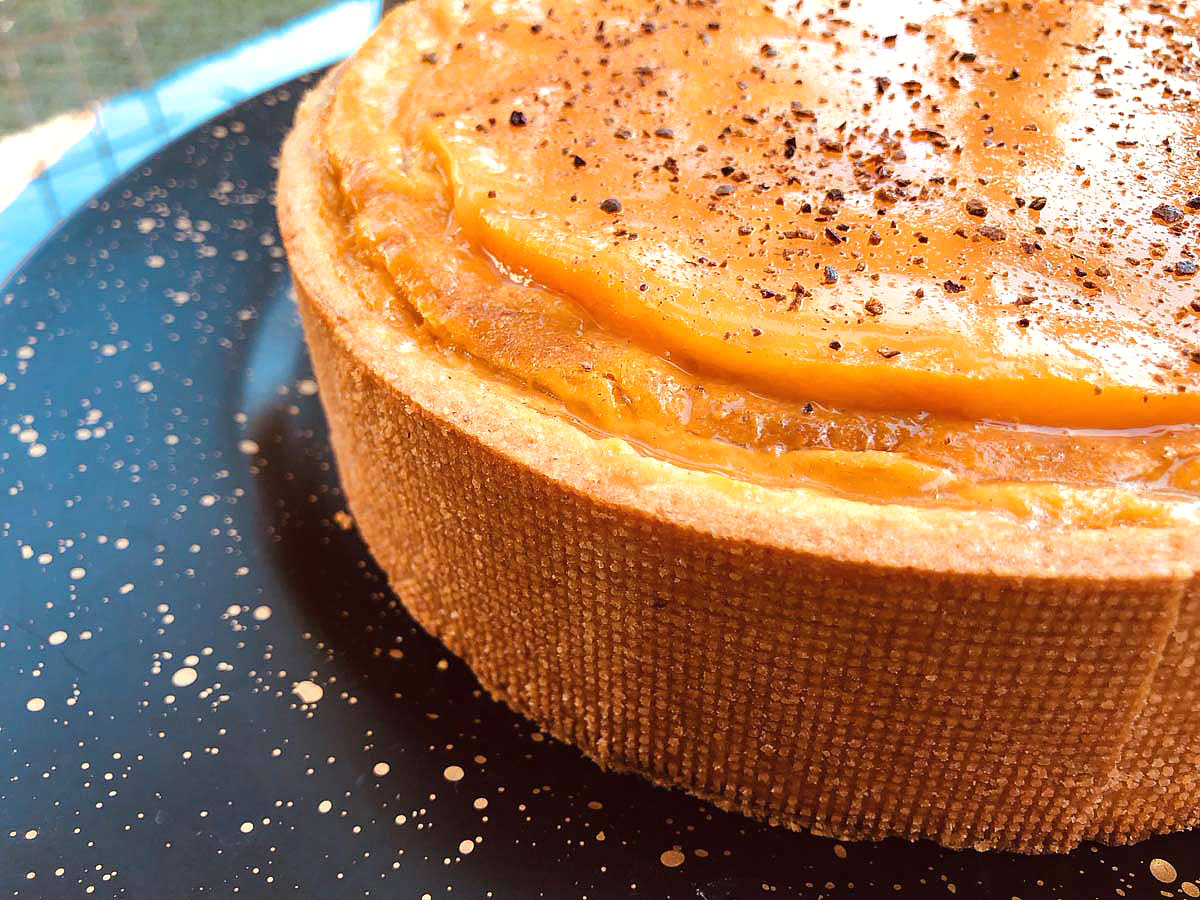 Pâte sablée à la noix de coco du flan mangue banane coco chocolat